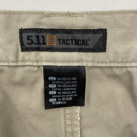 511 Tactical Pants Womens 16 Tan Khaki Cargo Pockets Utility EMT 64358 - Picture 6 of 12